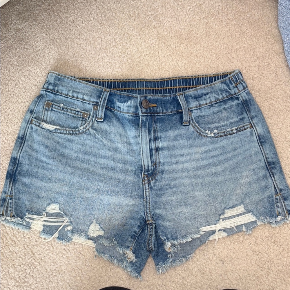 Denim Distressed Women Shorts